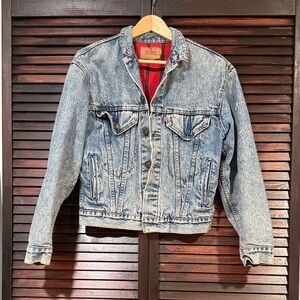 Vintage Levi’s Blanket Lined Denim Trucker Jacket Made in USA